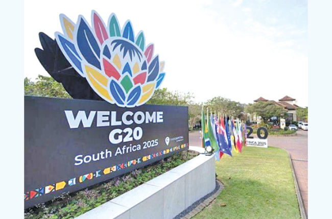 G20 රාජ්‍ය නායක සමුළුව දකුණු අප්‍රිකාවේදී හෙට ඇරඹේ!          ට්‍රම්ප් සමුළුව වර්ජනය කරයි