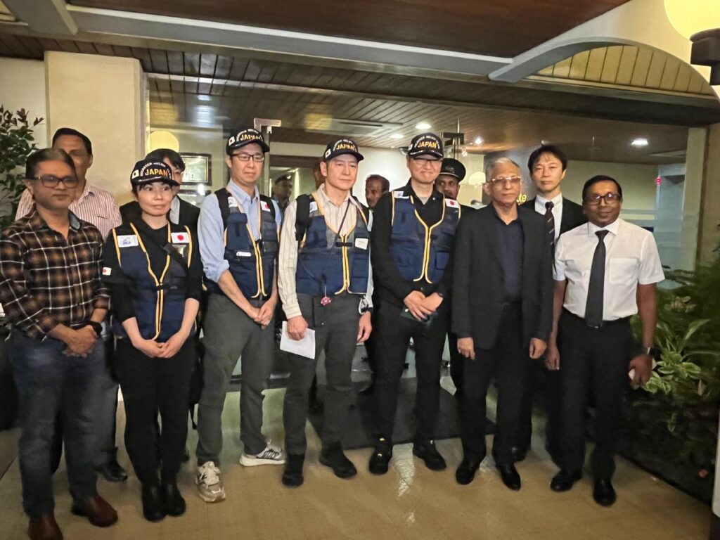 ජපන් ආපදා සහන කණ්ඩායම ලංකාවට එයි
