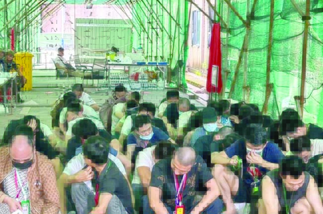 තායි­ලන්ත දේශ­සී­මාවේ තිබු  සයි­බර් අප­රාධ මධ්‍ය­ස්ථා­න­යක්        මිය­න්මාර හමු­දාව වටලයි – 350ක් අත්අ­ඩං­ගු­වට