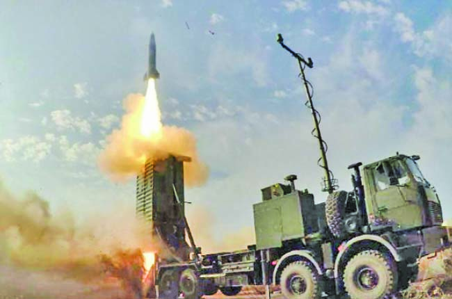 බැලැ­ස්ටික් මිස­යිල  හදන්න ඊශ්‍රා­ය­ලය සහ ඉන්දි­යාව අව­බෝ­ධතා ගිවි­සු­මකට එයි