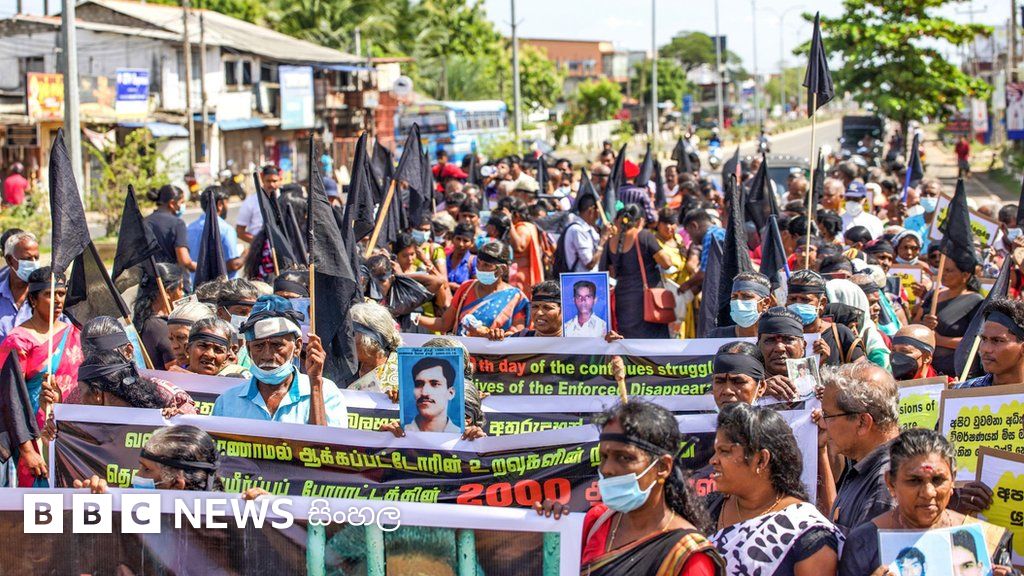 Protests in the North demanding                                         the return of the missing