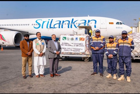 Pakistan dispatches Relief Items to Sri Lanka