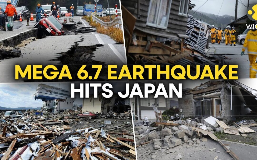 Strong earthquake hits Japan                                                  – Tsunami warning issued