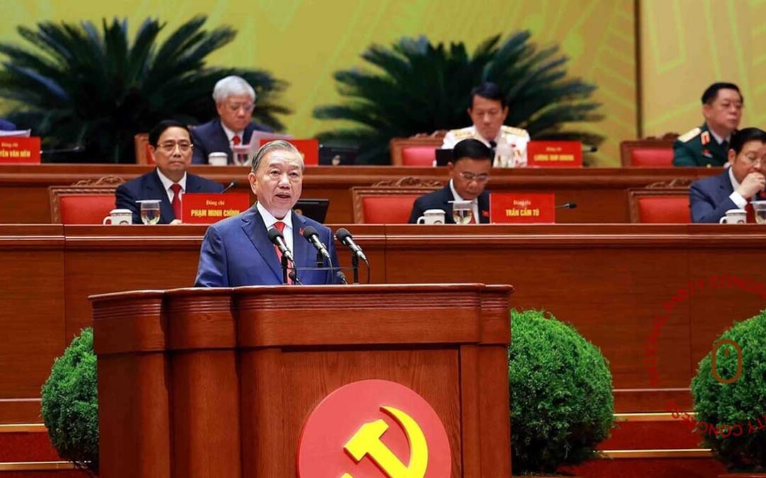 Vietnam Communist Party Congress begins, targeting 10% green GDP                                                 growth based on technology