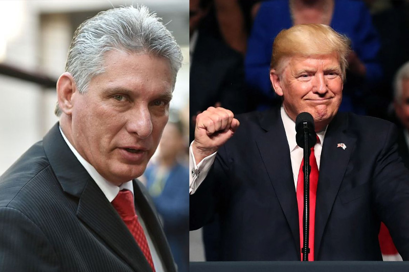   ට්‍රම්ප් ට අපි බය නෑ , කියුබාව ආරක්ෂා කිරීමට සූදානම් !                  – කියුබානු ජනාධිපති කියයි