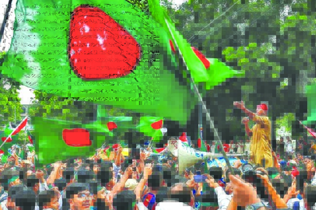 බංග්ලා­දේ­ශ ශිෂ්‍ය අර­ග­ල­යෙන් බිහිවූ                                               පුර­වැසි පක්ෂය දෙකඩ වෙයි