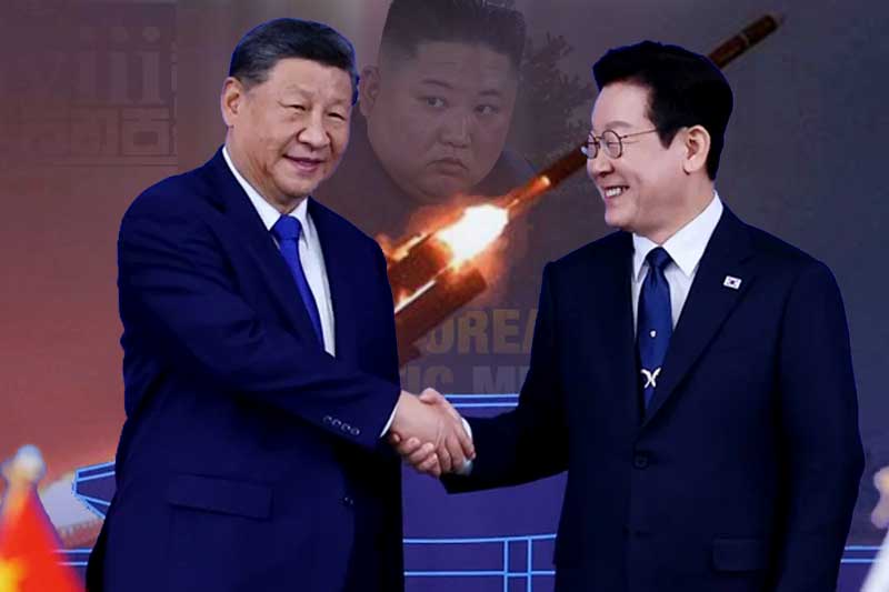 ෂී – ලී හමුවෙද්දී උන් බැලස්ටික් මිසයිලයක් මුදා හරී