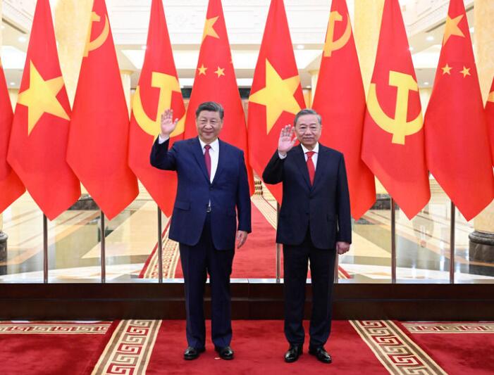 චීන – වියට්නාම සබඳතාවල ඇති දේශපාලන                                       ජීවගුණය ආරක්ෂා කරමු                                                                         – වියට්නාම කොමියුනිස්ට් පක්ෂයේ මහ ලේකම්ට සුබ පතමින්,                        චීන ජනපති කියයි