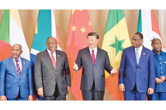 චීනය අප්‍රි­කාවේ රට­වල් 53කට ආන­යන තීරු­බදු අහෝසි කරයි