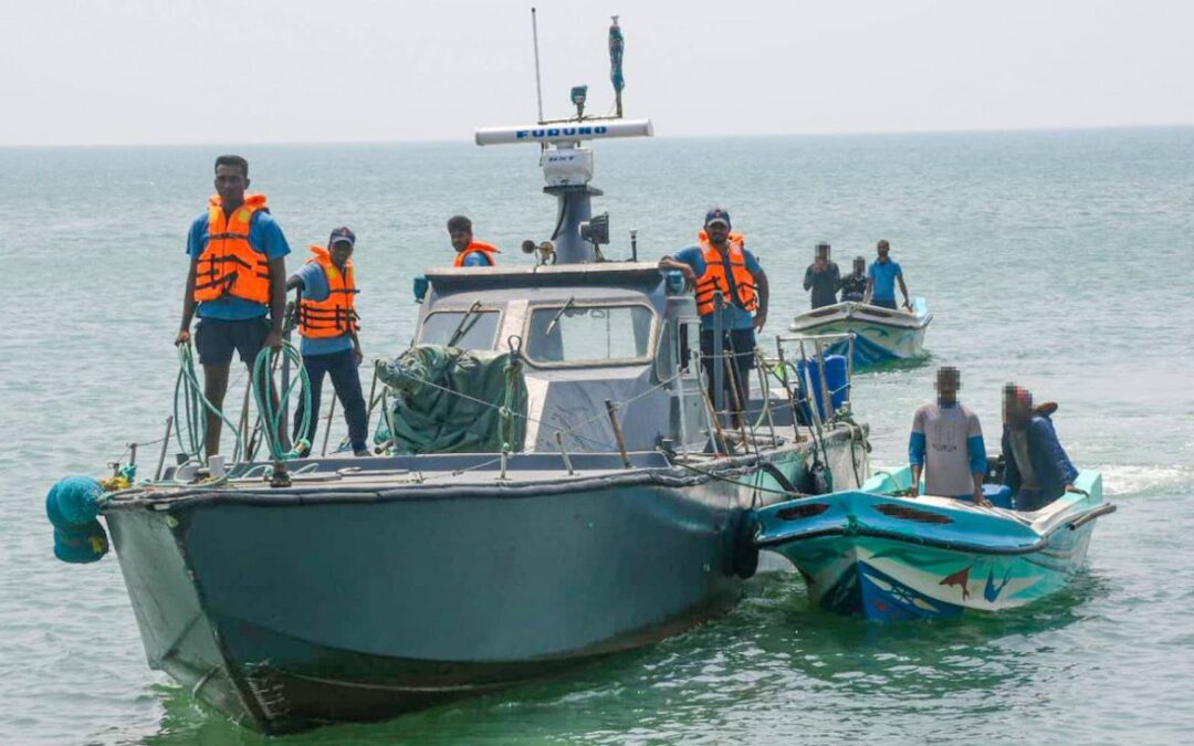 මන්නාරම දකුණු මුහුදේ දී හෂිස් කිලෝග්‍රෑම් 50ක් සමඟ සැකකරුවන් 2ක් අත්අඩංගුවට