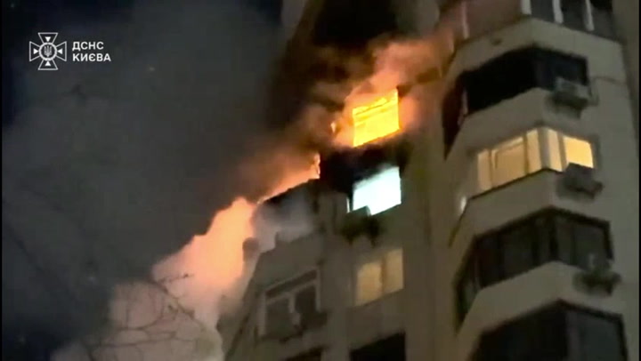 Russia launches drone and missile                                   strikes on Ukraine