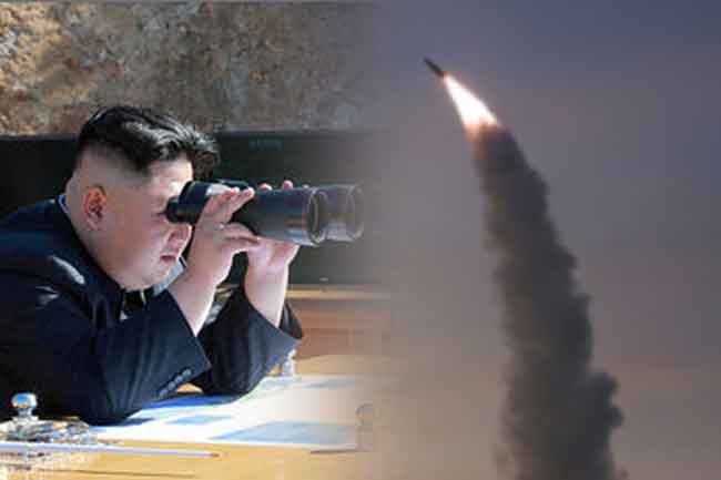 අමෙරිකා – දකුණු කොරියා හමුදා අභ්‍යාසයට එරෙහිව                         උතුරු කොරියාව බැලස්ටික් මිසයිල 10ක් යවයි