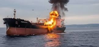 කුවේට් තෙල් නැවකට ඉරානයෙන් ඩ්‍රෝන ප්‍රහාරයක් !                      කුවේට් මුහුද ම ගිනි ගනී ! !