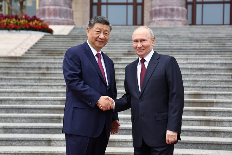 Russia, China sign declaration on                                   multipolar world order