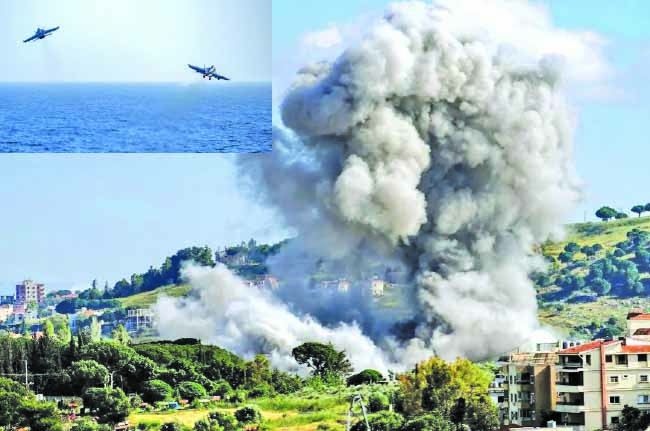 සාම සාකච්ඡා යද්දී අමෙරිකාව                                                           ආත්මා­ර­ක්ෂාවට දකුණු ඉරා­නයට බෝම්බ දමලා !