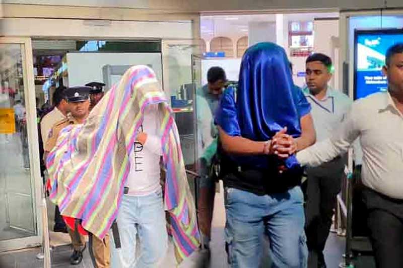 ‘බ්ලූමැන්ඩල් සංඛ’ සහ ‘මෝදර චතුර’ මෙරටට පිටුවහල් කරති :  වැඩිදුර පරීක්ෂණ  ඇරඹේ
