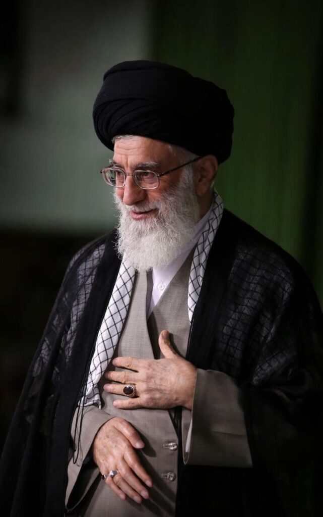 Seyyed Ali Khamenei,                                                                who taught the world the light of spirituality with the fragrance of simplicity