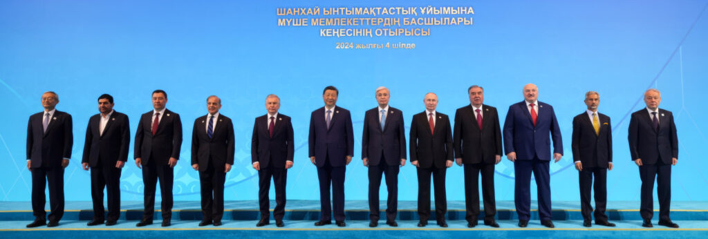 China and Russia are using the                                     Shanghai Cooperation Organization to push alternative global order