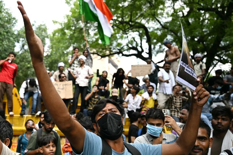 A stronghold of India’s ruling                                         Bharatiya Janata Party collapses due to                   cockroach protests