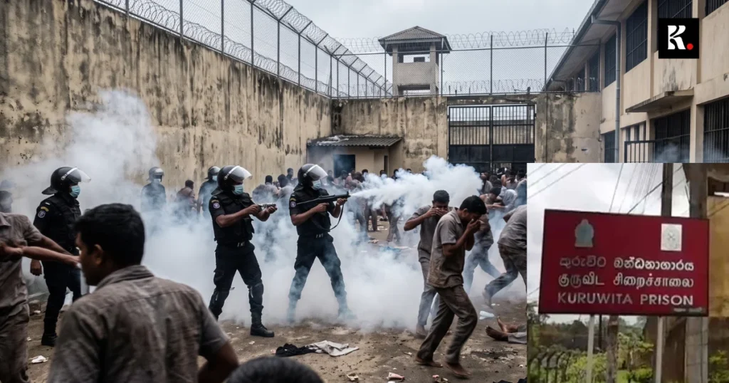 කොළඹ – කුරුවිට බන්ධනාගාරවල ඇති වූ                                     නොසන්සුන්තා  පාලනය කරයි