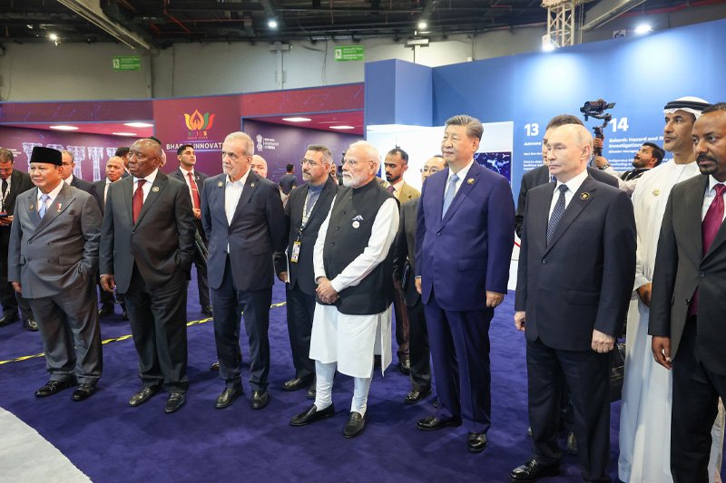 BRICS leaders voice concern over Middle East, condemn unilateral sanctions at India summit