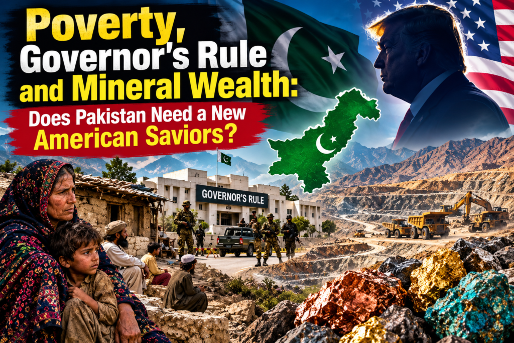 Poverty, Governor’s Rule and Mineral Wealth:                   Does Pakistan Need a New American Saviors?